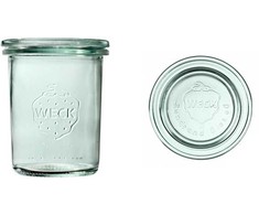 Weck Stiklainis, 160 ml, su dangteliu, Mini-Sturz, 12 vnt.