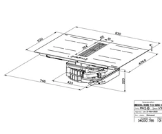 Kaitlentė-gartraukis FABER GALILEO WIDE A830