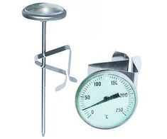 Kitchen thermometer, 14 cm, 0°C to 250°C