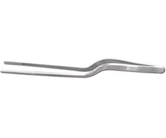 Kitchen tweezers, 21 cm, angled