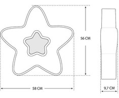 Lubinis šviestuvas Syntron LED Baby Rožinė Lamp 44W + Pilot DL-H03