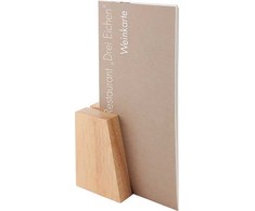 Menu stands wood