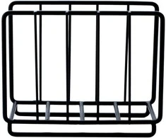 Napkin holder, 14x6 cm, juodas