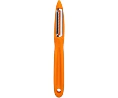 Orange Julienne vegetable peeler, 17 cm, oranžinis