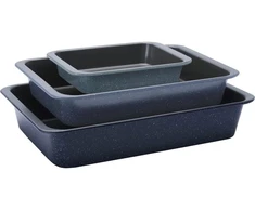 Electrolux E9OOECTS Easy2Clean Rectangular 3-Pan Set