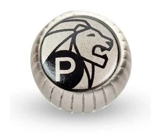 Peugeot Pipirų malūnėlis, nikeliuotas matinis dangtelis, (P)