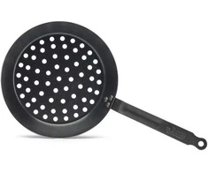 Perforated frying pan for vegetables, diameter 28 cm, #Outdoor