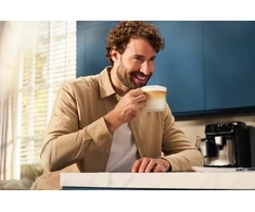 Kavos aparatas Philips | Espresso Series 1200 | EP1224/00 | Slėgis 15 bar | Su pieno plakikliu | Automatinis | 1500 W | Light Gray