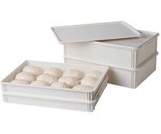 Pizza dough container lid