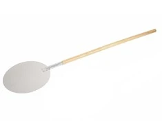 Pizza peel, 120 cm long, diameter 23 cm, round