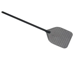 Pizza peel, 120 cm long, rectangular, perforated