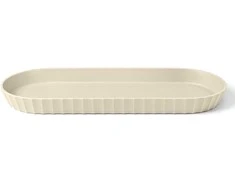 CREAM Lėkštė, 37,5x15 cm, kreminė, „Paestum“ kolekcija