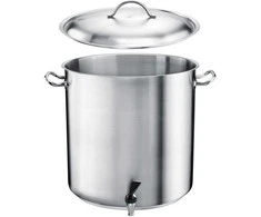 Puodas with tap and lid 18/10