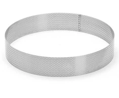 Round confectionery rim, dia. 24 cm, perforated
