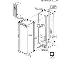 Šaldytuvas AEG TK7DS181EC