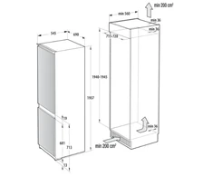 Šaldytuvas GORENJE NRKI619D61WFE