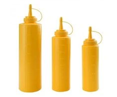 Sauce dispenser, 400 ml, yellow
