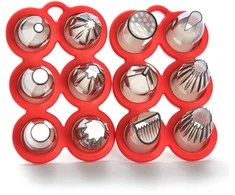 Set of confectionery tips I, 12 pcs