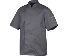 Short-sleeve jacket, anthracite, L, Nero