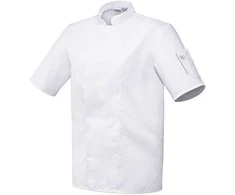 Short-sleeve jacket, baltas, XXL, Nero