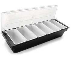 Paderno Spice container, 50x16x9 cm with 6 containers 450 ml in set