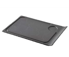 Steak plate, 33x22 cm, Basalt