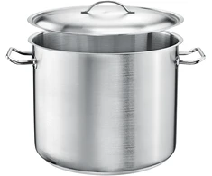 Stock puodas su dangčiu PRO 18/10