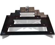Tribune display unit, 47x47 cm, 4 steps