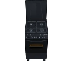 Dujinė viryklė su elektrinė orkaite Schlosser FS4406MAZD, juoda