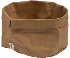Washable paper bag, 17.6 cm, ruda