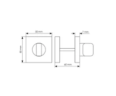 Morelli Luxury WC suktukas LUX-WC-S5
