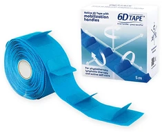 6D Tape 6D teipas limfoterapijai ir fizioterapijai, 5 m, rul