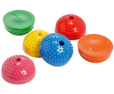 Gymnic Dygliuotos balansinės platformos, 6 vnt, MULTI ACTIVE STONES