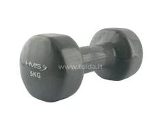 Hantelis dengtas vinilu 5 0kg