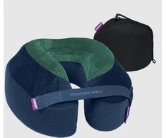 Kelioninė pagalvėlė kaklui Evolution Earth Deluxe, mėlyna/žalia