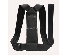 Swedish Posture Laikysenos korektorius Flexi, juodas, XXL