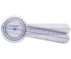 Plastikinis goniometras 30 cm
