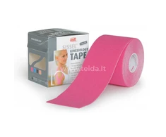 SISSEL® kineziologinis teipas, 5 cm x 5 m, rausvas