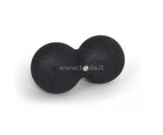 SISSEL® Myofascia dvigubas kamuoliukas, 8x16 cm, juodos spalvos