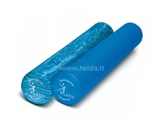 SISSEL® Pilates Roller Pro Soft volas, 90 cm, margai mėlynas