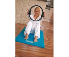 SISSEL® Pilates žiedas, 38 cm, juodas
