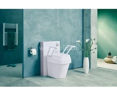 Sundo Homecare GmbH, Vokietija Paaukštinta tualeto sėdynė su porankiais, TSE 2 0-SC (su fiksatoriais)