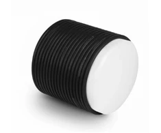 Thera-band apvali elastinė juosta, juoda, 1m