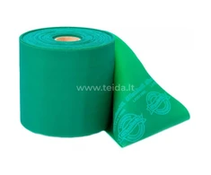 Thera-Band elastinė juosta be latekso, žalia, 1,8 m (su knyg)