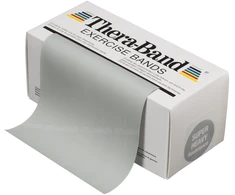 Thera-Band elastinė juosta su lateksu, sidabro, 1,8 m (su knyg)