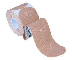 Thera-Band kineziologinis teipas, sukarpytas, kūno/koralinė