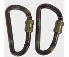 Karabinas Mil-tec aliuminis 60 mm (Woodland)