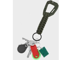 Mil-Tec raktų pakabukas su MOLLE karabinu, alyvuoginis