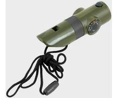 Mil-Tec Survival švilpukas 6 in 1 Olive