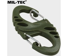 Mil-Tec S-Hook karabinų rinkinys - Žalias